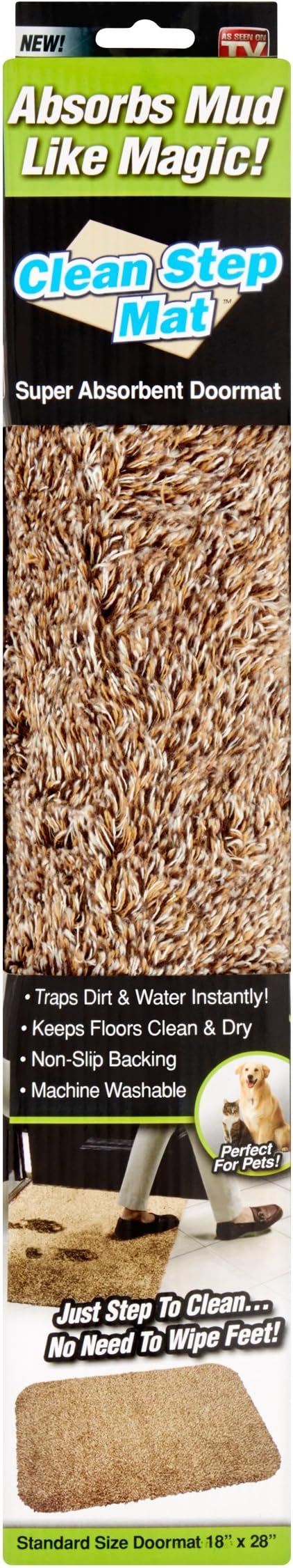 “Alfombra Súper Absorbente 🏠💦 – Adiós a Barro, Charcos y Pisadas Mojadas en Segundos”